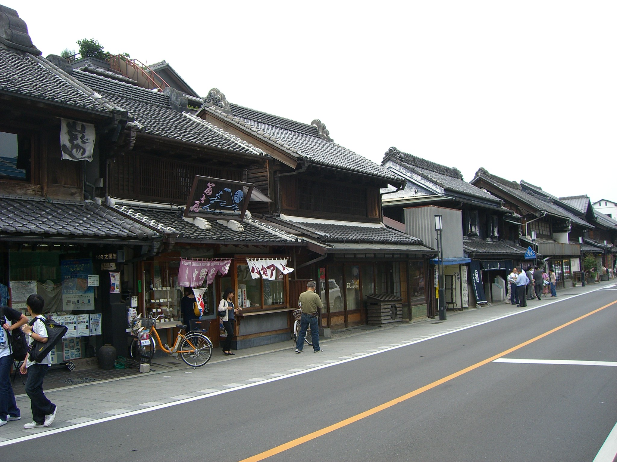 川越の古い町並み